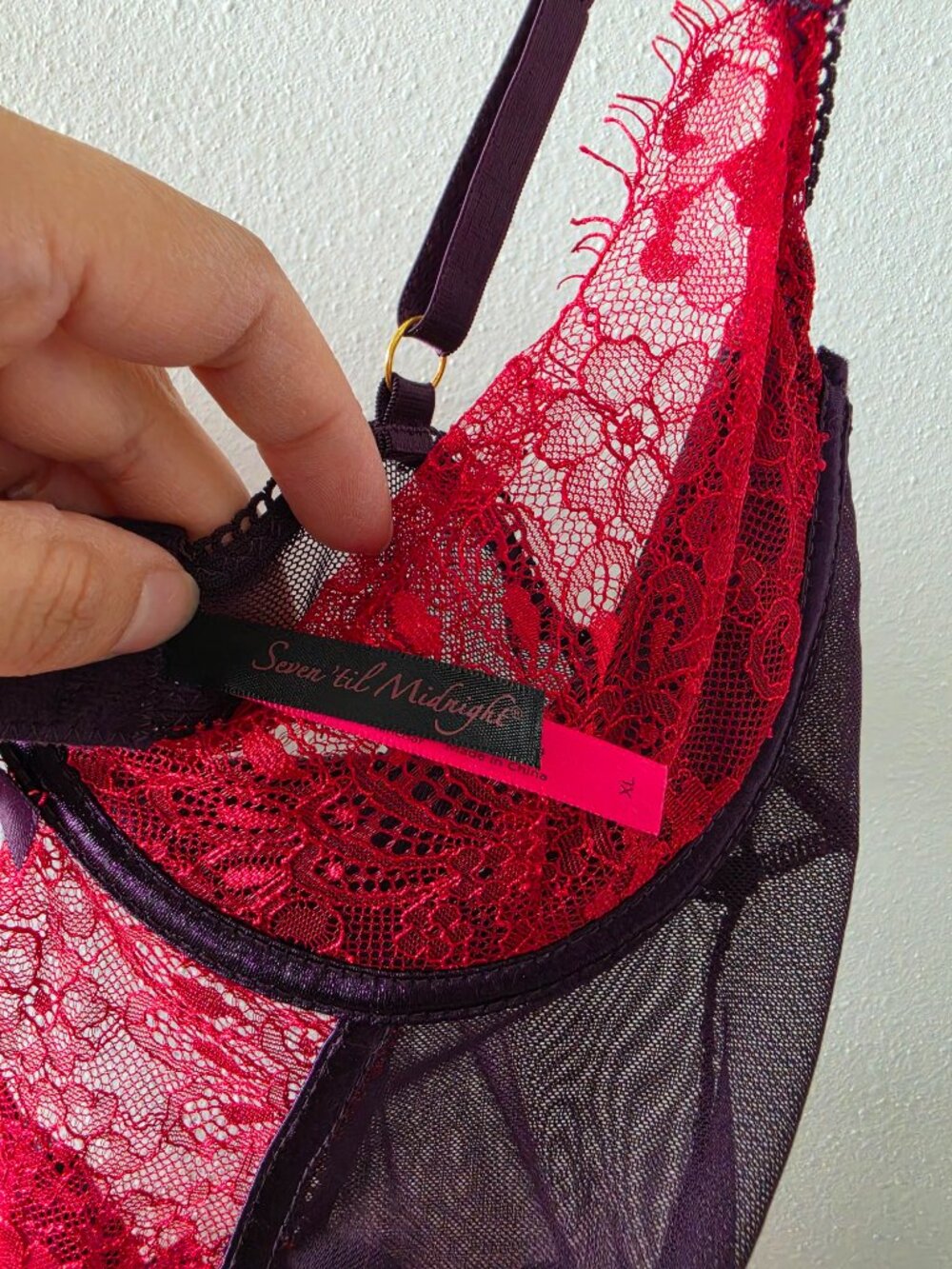Seven Til Midnight Eyelash Lace Bustier - Picture 5 of 5